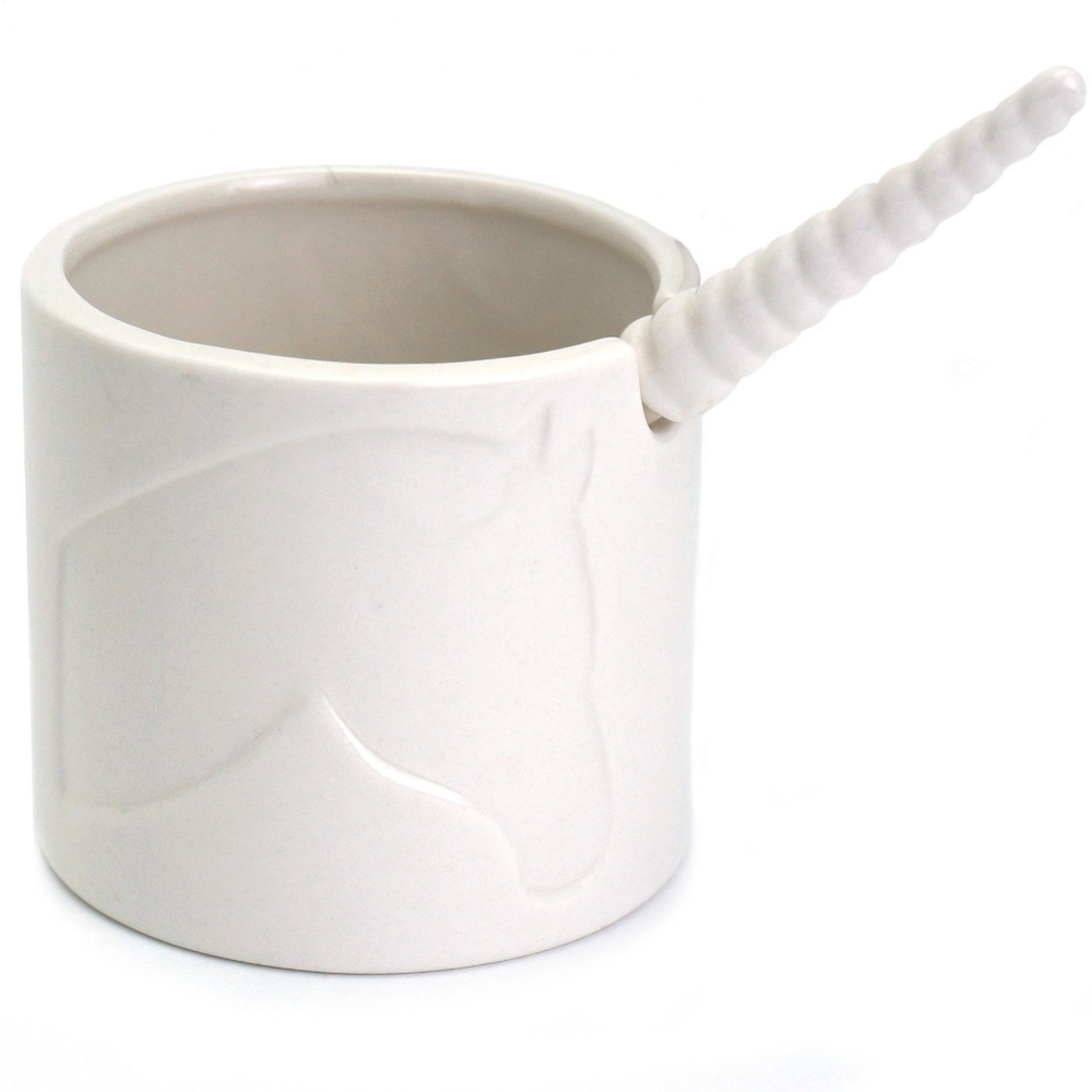 Unicorn Sugar Bowl & Spoon